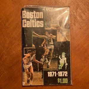 🍀🏀 BOSTON CELTICS 1971-1972 NBA Basketball Media Guide | John Havlicek 🏀🍀